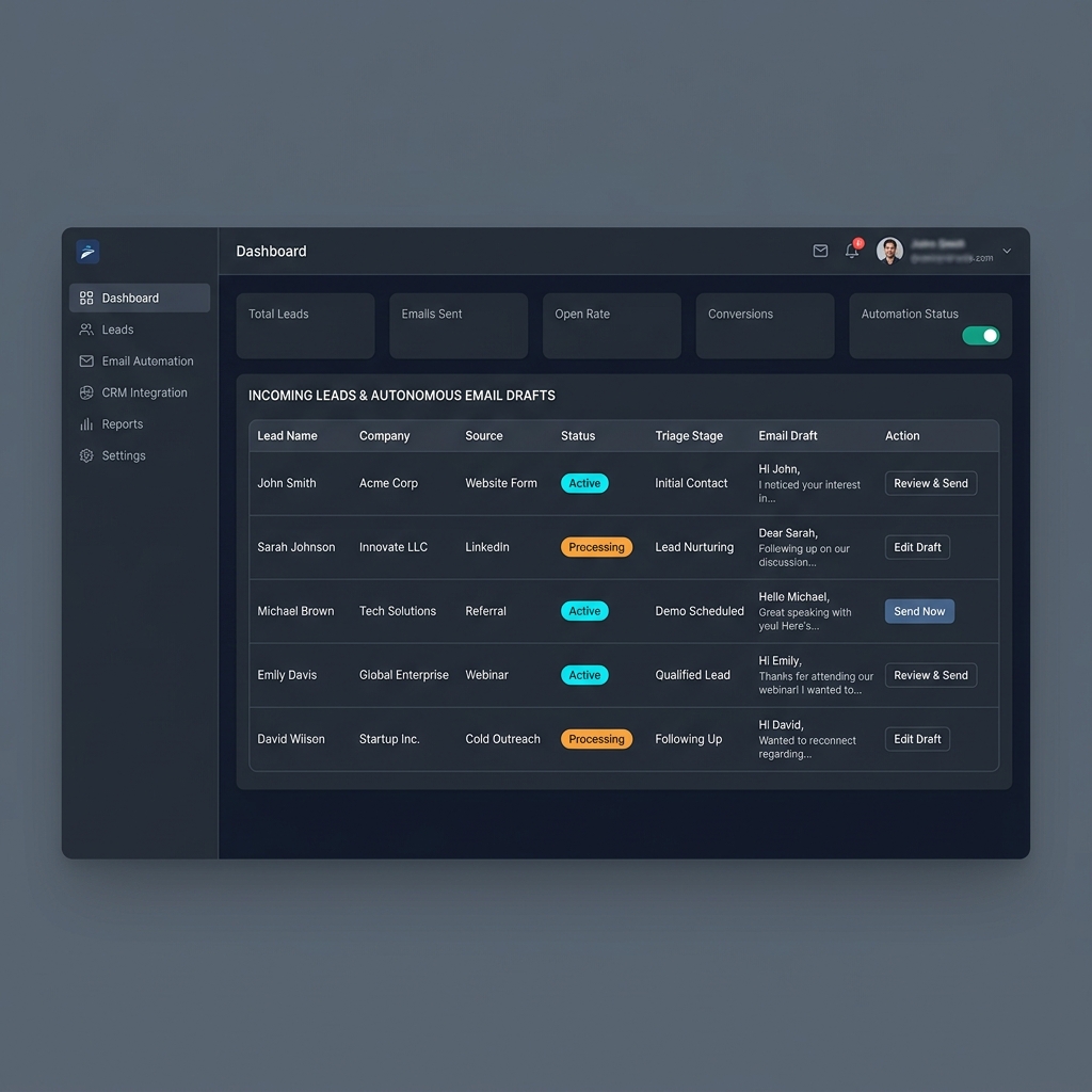 CRM Lead Automation Agent